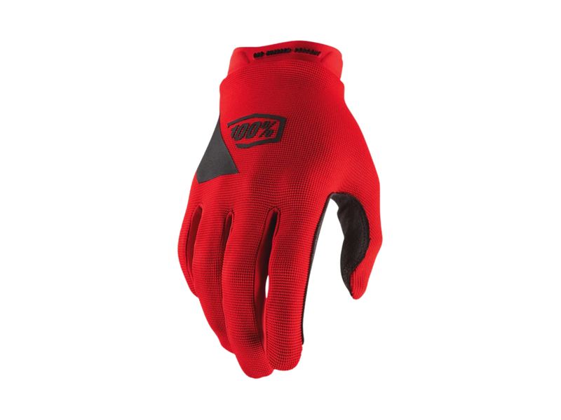 100% RIDECAMP GLOVES RED