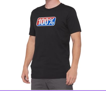 100% OFFICIAL T-SHIRT, Colour: Black, Size: S