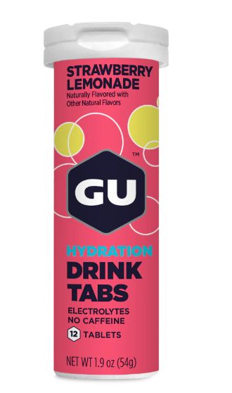 GU HYDRATION TAB, Colour: STRAWBERRY LEMONADE
