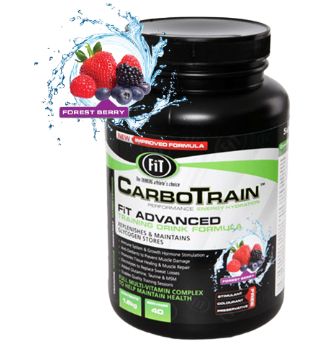FIT CARBO TRAIN 40 SERVING, Colour: Forest Berry