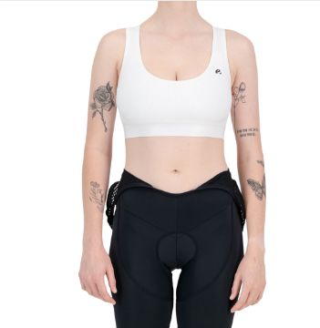 ENJOY SPORTS BRA/MONO/WHITE/FEMALE, Size: Small, Colour: White