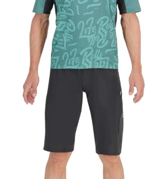 ENJOY REPTILIA ALINE TRAIL SHORT/MONO/BLK/MALE, Size: XX Large, Colour: Black