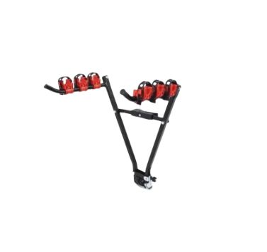 STR ALLOY 3UP TOWBAR BIKE CARRIER, Colour: Black