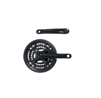 ABC CHAINWHEEL 28T,38T,48TBLK, Colour: Black