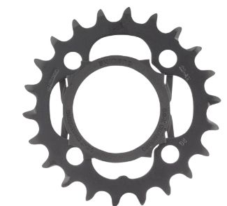 SHIMANO FCM4000 CHAINRING 22T + CP, Colour: Black