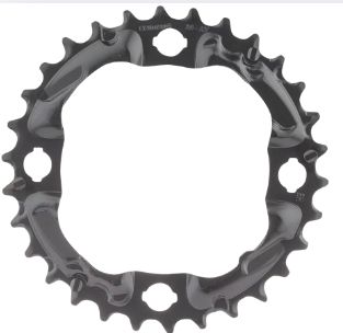 SHIMANO ALIVIO  FC-M4000 CHAINRING 30T, Colour: Black