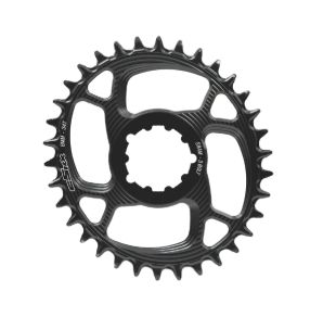 TT CHAINRING SRAM 3-BOLT 6MM OVAL 34T BLACK