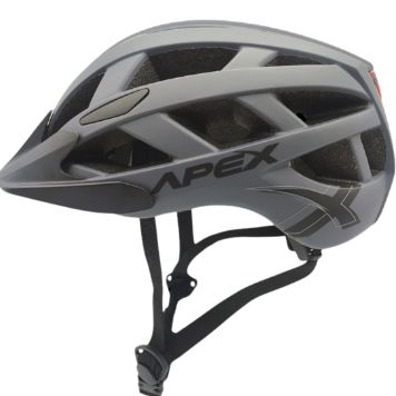 APEX ATOM  ADULT HELMET, Colour: Matte Grey, Size: 50-54cm/S
