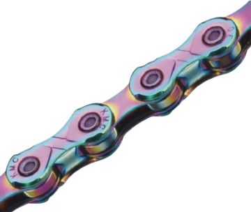 KMC X12 12-SPEED CHAIN 126L, Colour: Petrol/Rainbow