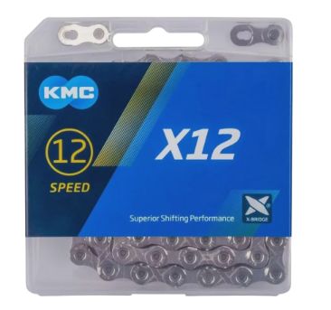 KMC CHAIN X12 12-SPEED CHAIN, Colour: Silver