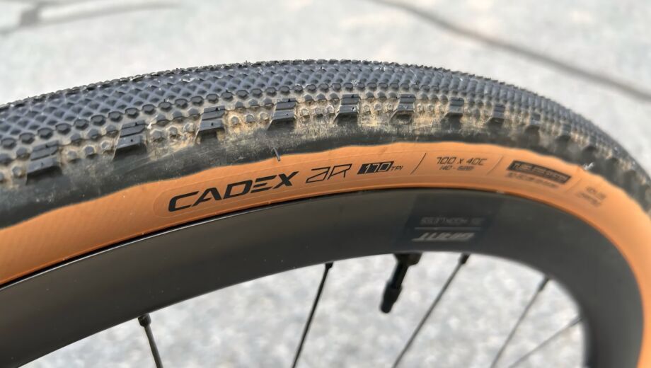 CADEX  AR GRAVEL TYRES USED, Colour: TAN WALL