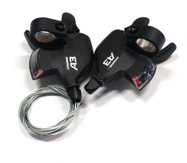 ABC INDEX SHIFTER 7SPD L-TWOO, Colour: BLACK