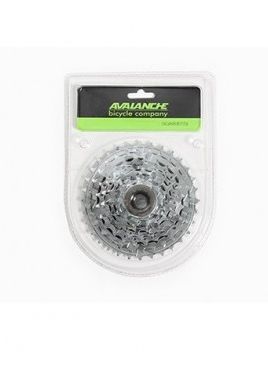 AVALANCHE CASSETTE 8SPD 12-32T, Colour: SILVER