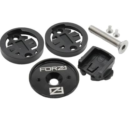 FORZA TOPCAP GPS MOUNT-GARMIN/WAHOO/BRYTON/CATEYE, Colour: BLACK