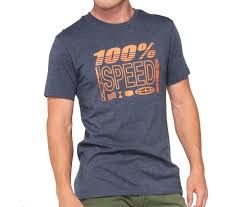100% TRADEMARK T-SHIRT, Colour: Grey/Orange, Size: Small