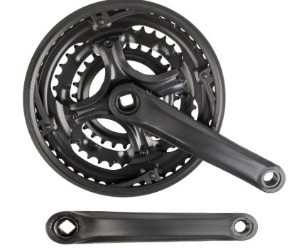 CHAINWHEEL SET MTB STEEL PLASTIC COATED C/L 48/38/28