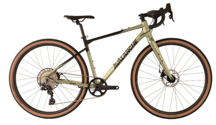 AVALANCHE DUST GRAVEL 2026, Colour: GREEN/BLACK, Size: M