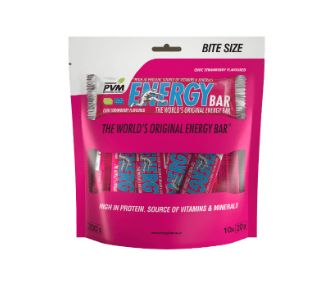 PVM ENERGY BAR -BITE SIZE PACK, Colour: Choc Strawberry