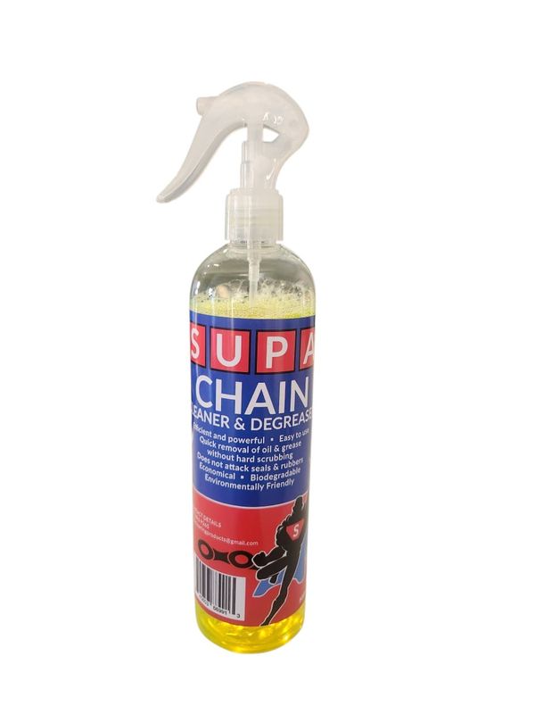 SUPA 500ML CHAIN CLEANER &amp; DEG