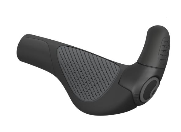 ERGON GP2 EVO GRIP W/FIBER BAR END, Size: S