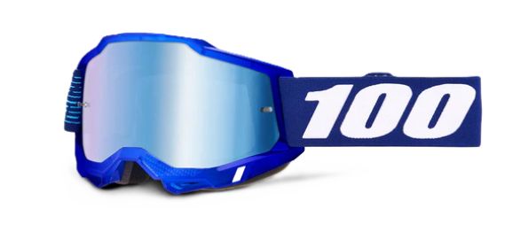 100% ACCURI 2 GOGGLE DEEPMARINE -MIRROR BLUE LENS
