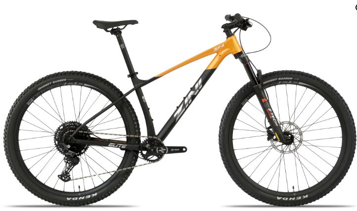 ZINI Z29 ELITE, Colour: Midnight Black &amp; Orange Flare, Size: S