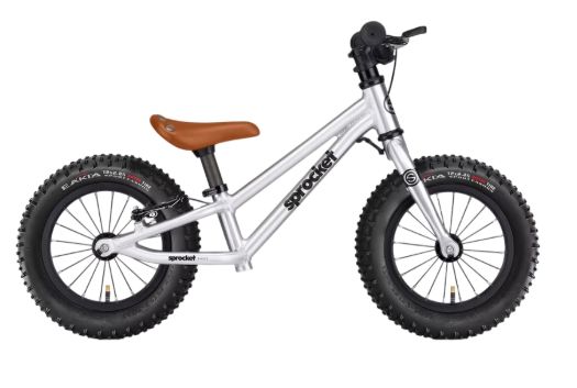 SPROCKET 12" PUSH BIKE, Colour: SILVER