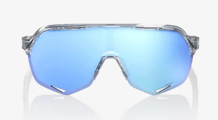 100% S2 POLISHED TRANSUCENT CLEAR-BLUE TOPAS MUL MIRR LENS