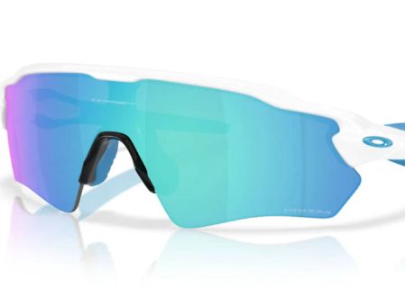 OAKLEY RADAR EV PATH POL WHT W/PRISM SAPPH