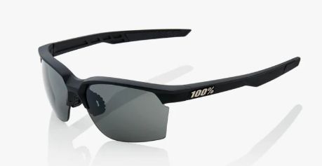 100%S PORTCOUPE-SOFT TACT BLACK, COLOR: Smoke Lens