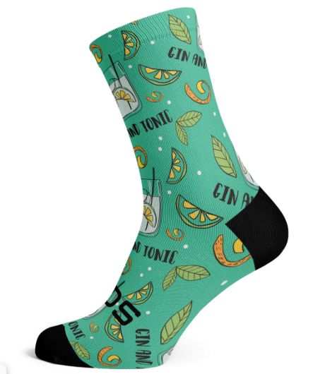 SOX GIN &amp; TONIC SOCKS, Size: UK 12-3