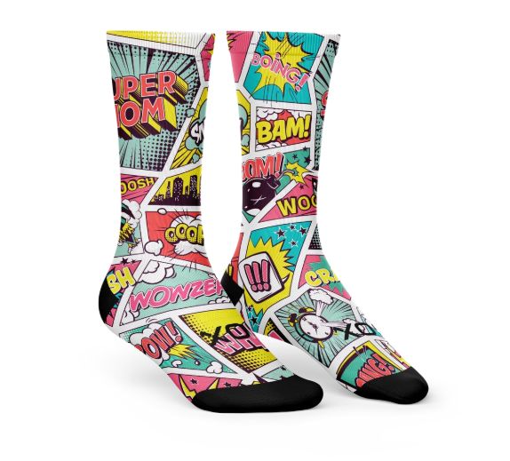 SOX SUPER MOM 5.0 LTD CREW SOCKS