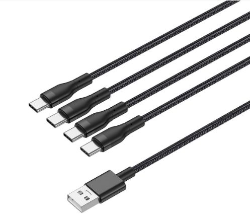 RED-E TIME TRAVELLER C4 4IN1 USB-C CHARGING CABLE