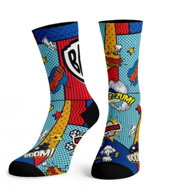 SOX PREMIUM COMIC SOCKS, Size: UK4-7