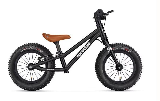 SPROCKET 12" PUSH BIKE BLACK