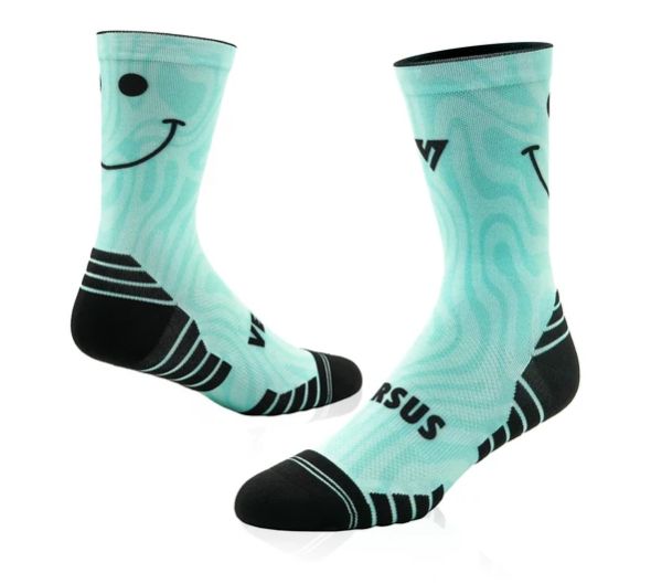 VERSUS ACTIVE CREW SOCKS BUBBLEGUM SMILE, Size: UK4-7