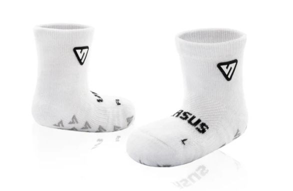 VERSUS ANTI- SLIP BABY SOCKS WHITE, Size: 0-18 MONTHS