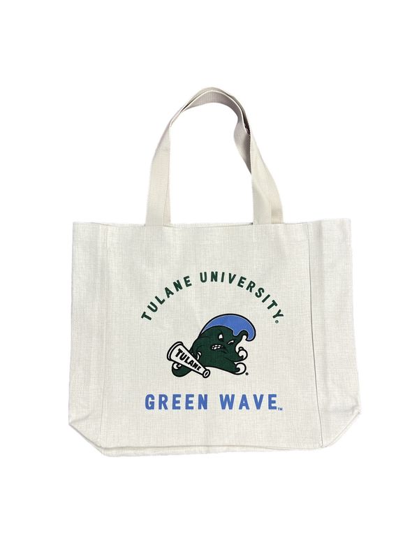 Tulane Collegiate Arched Tote Bag