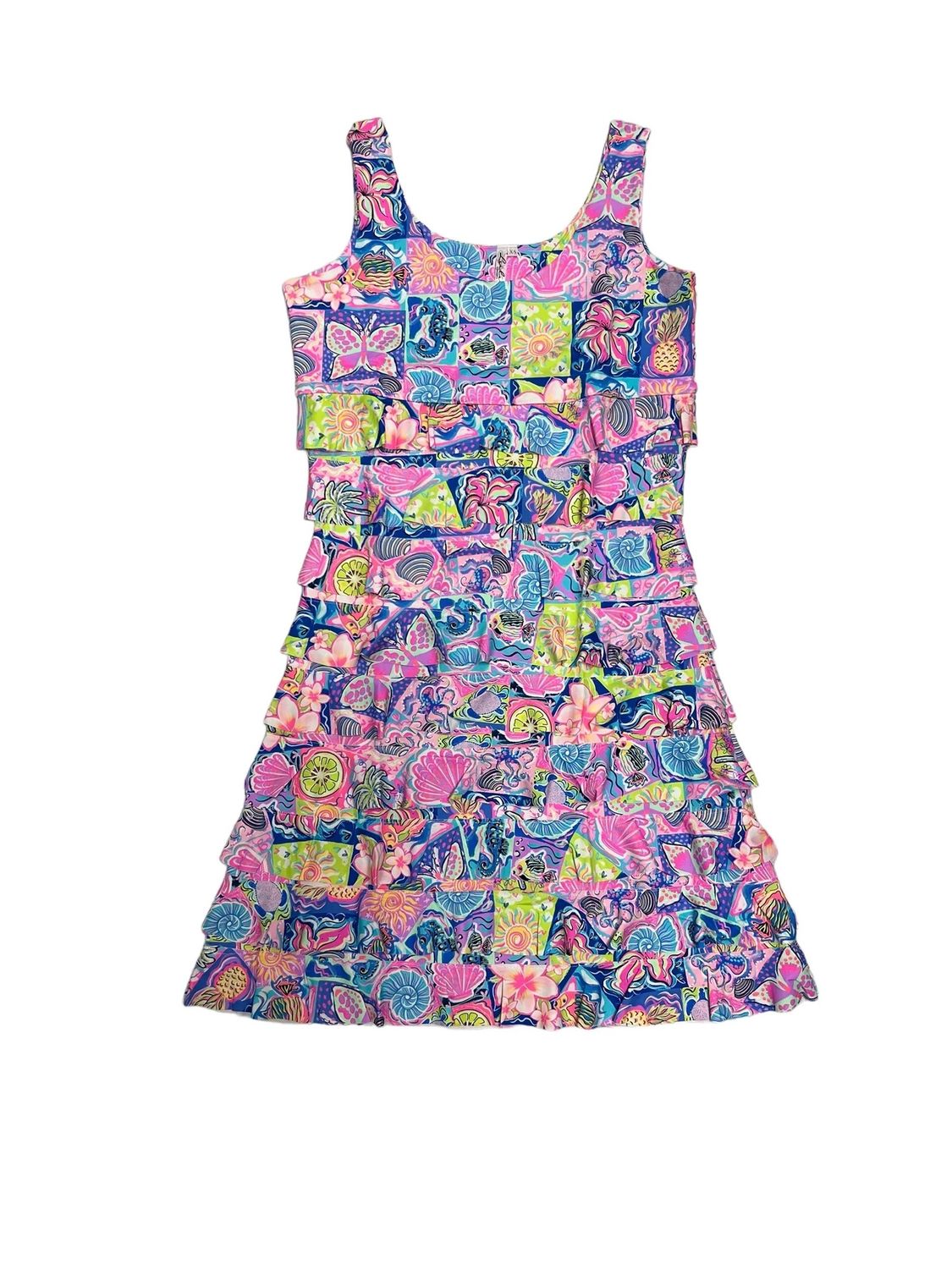 Mosaic Beach Cha Cha Dress, Size: 1X