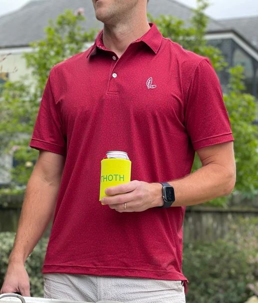 Red Beans Performance Polo Shirt, Size: XL