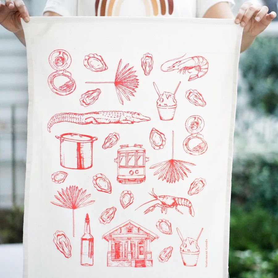 New Orleans Patterns Towel