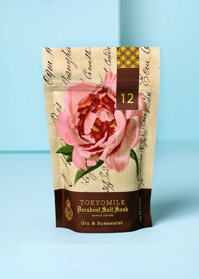 Gin and Rosewater Salt Soak