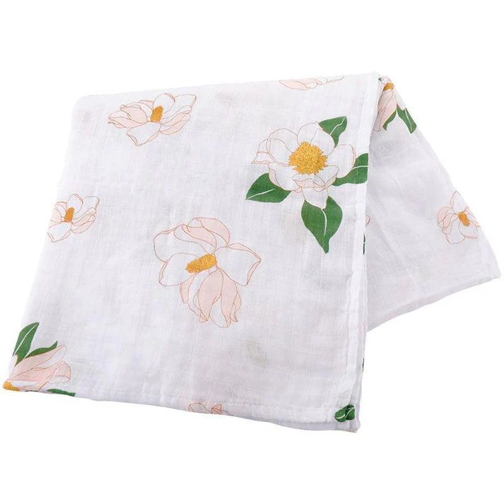 Southern Magnolia Swaddle Blanket