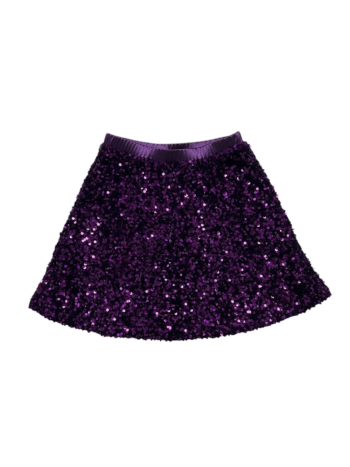 Purple Sequin Skort