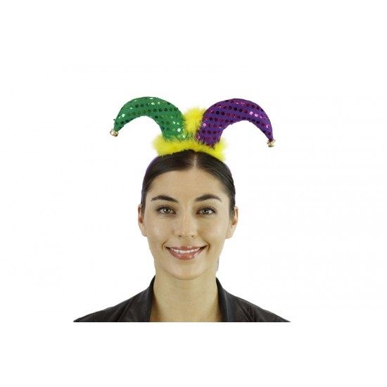 Mardi Gras Jester Headband