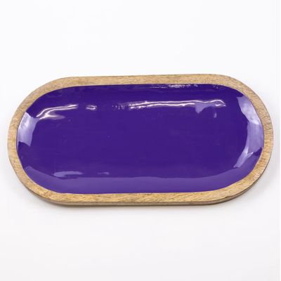 Hogan Serving Tray in Purple