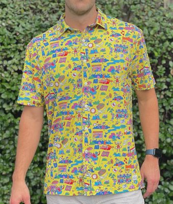 Jazzfest at the Fairgrounds Performance Button Down Shirt