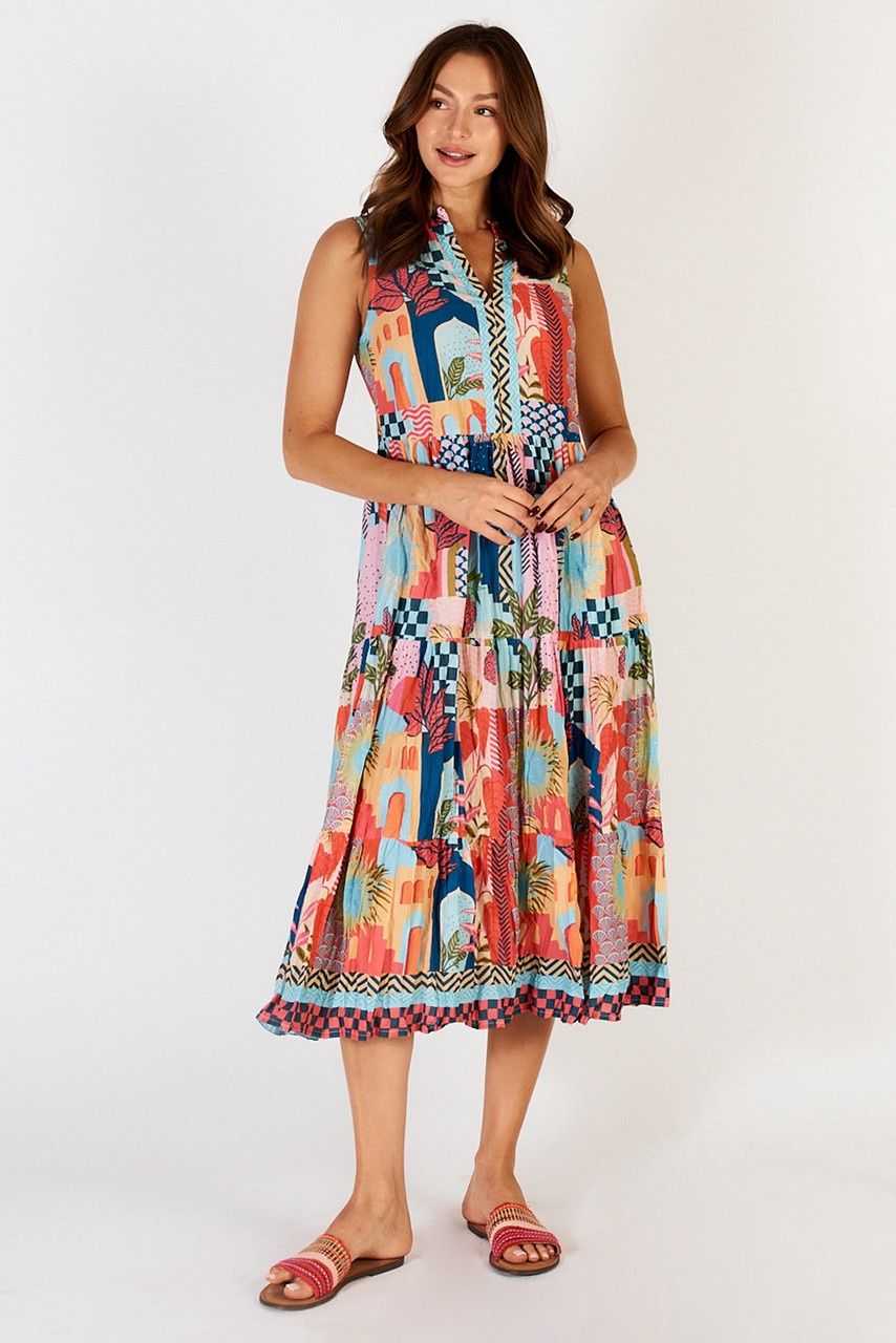 Solaire Sleeveless Midi Dress