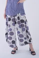Lavender Polka Dot Lantern Pants