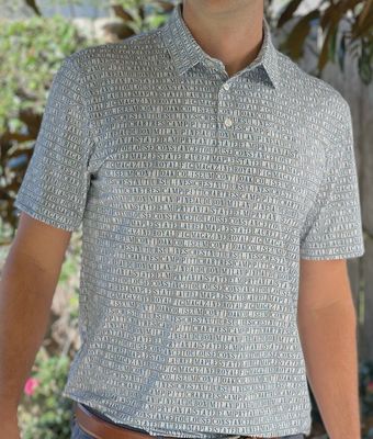 Street Tile Performance Polo Style Shirt